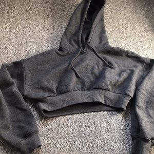 SOLD - TNA Cropped Hoodie